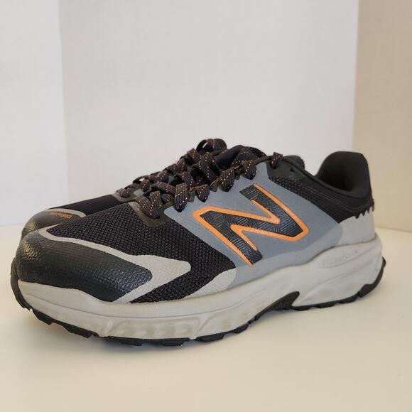New Balance Men\'s Fresh Foam 510 V6 Trail Running Shoe, /Grey/Orange, 11 X-Wide